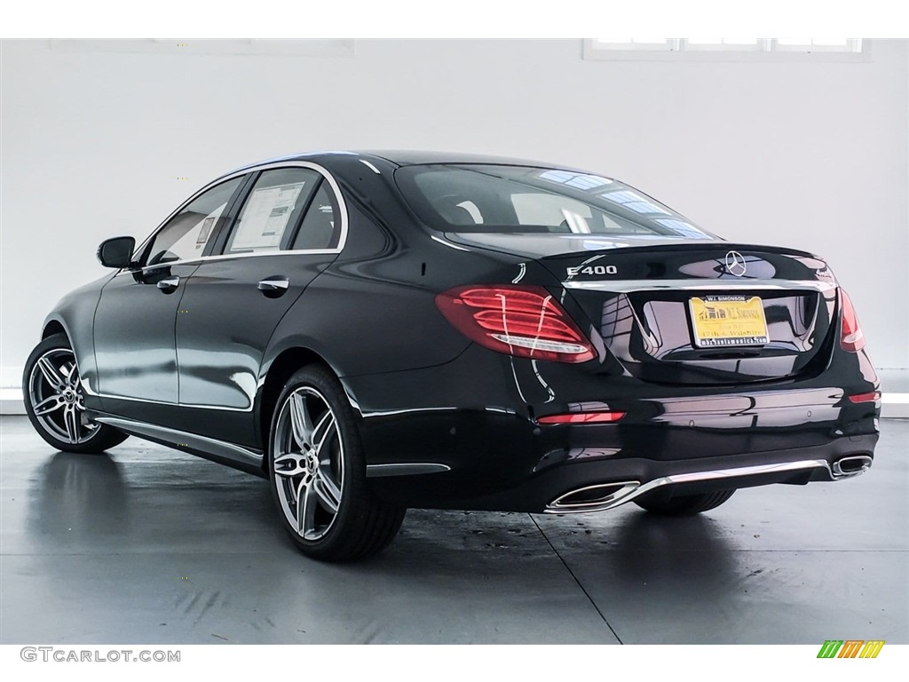 2018 E 400 4Matic Sedan - Black / Nut Brown/Black photo #3