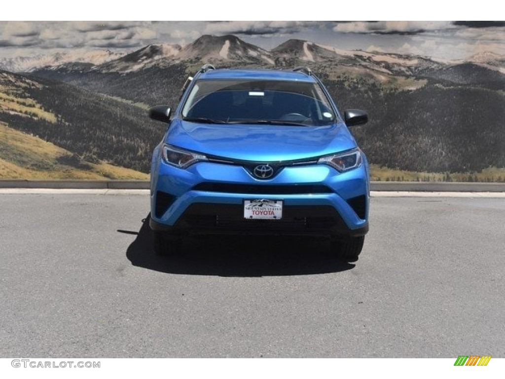 2018 RAV4 LE - Electric Storm Blue / Black photo #1