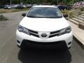 2015 Super White Toyota RAV4 LE AWD  photo #4