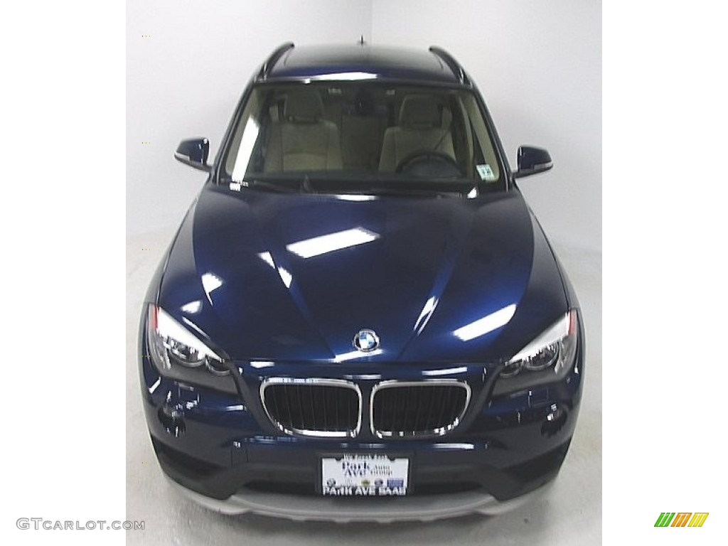 2015 X1 xDrive28i - Deep Sea Blue Metallic / Beige photo #8