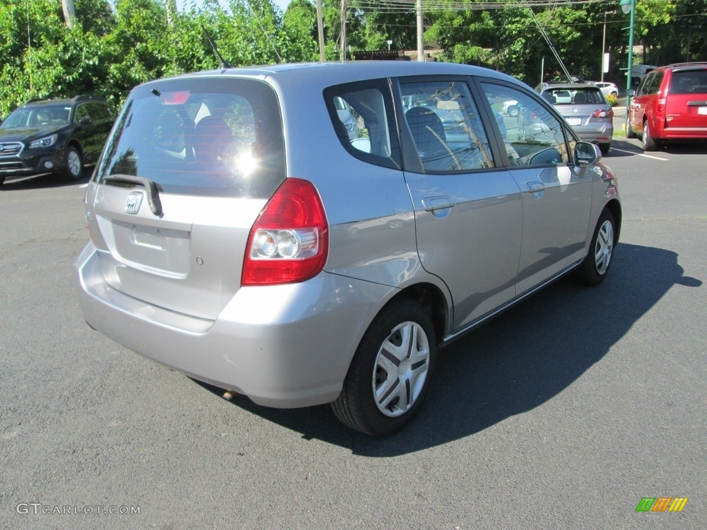 2008 Fit Hatchback - Storm Silver Metallic / Black/Grey photo #6