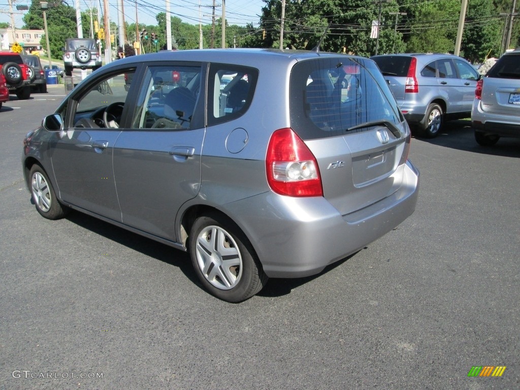 2008 Fit Hatchback - Storm Silver Metallic / Black/Grey photo #8