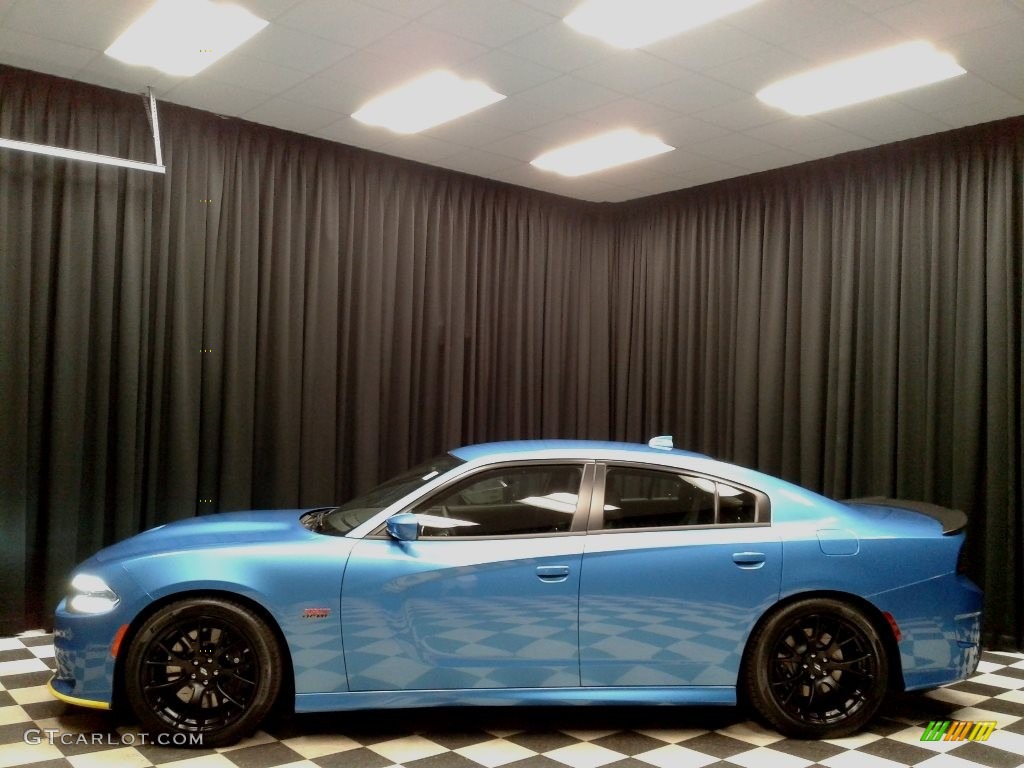 B5 Blue Pearl Dodge Charger