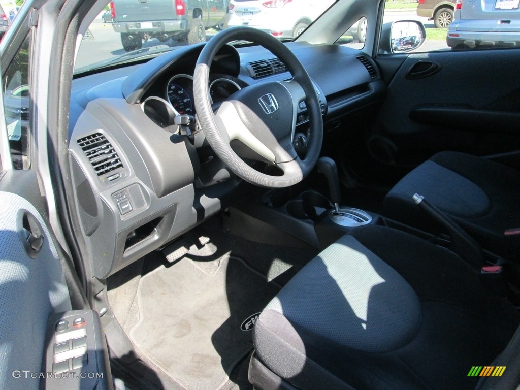 2008 Fit Hatchback - Storm Silver Metallic / Black/Grey photo #10