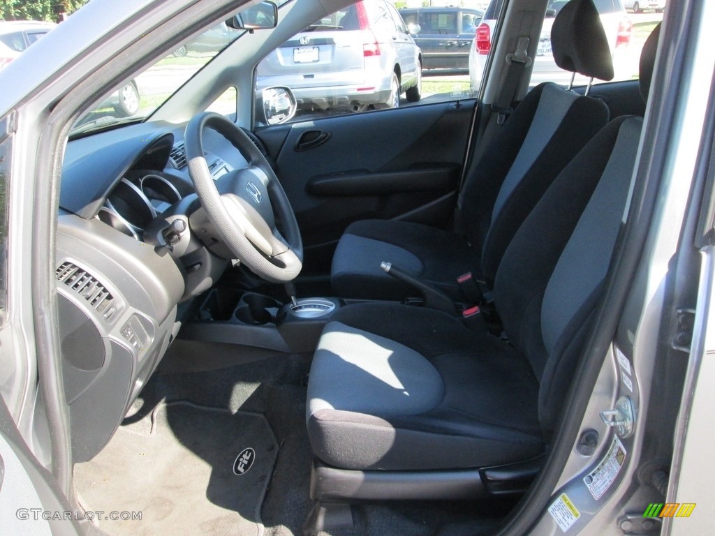 2008 Fit Hatchback - Storm Silver Metallic / Black/Grey photo #11