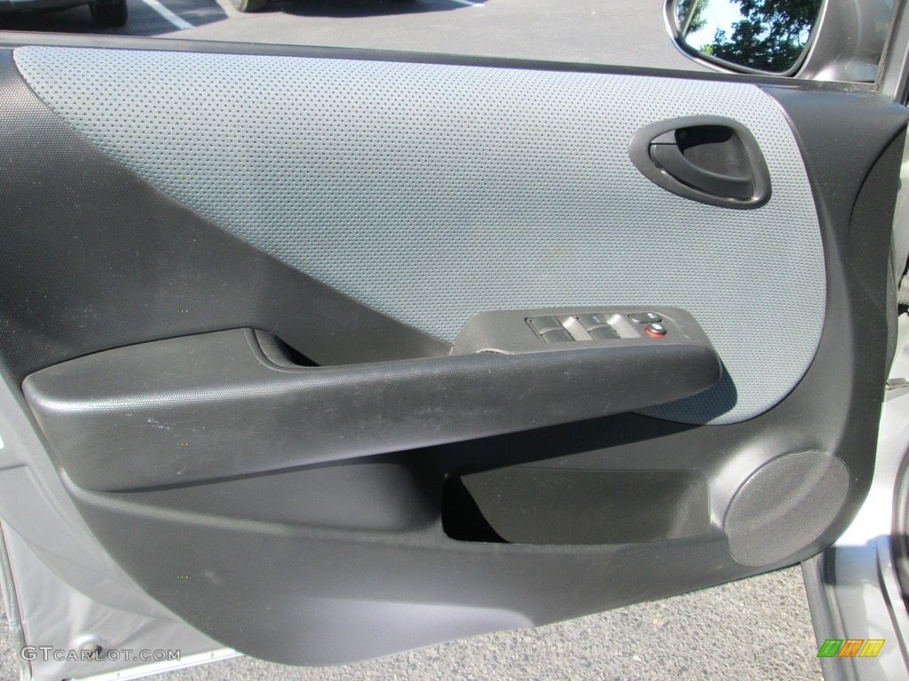 2008 Fit Hatchback - Storm Silver Metallic / Black/Grey photo #12