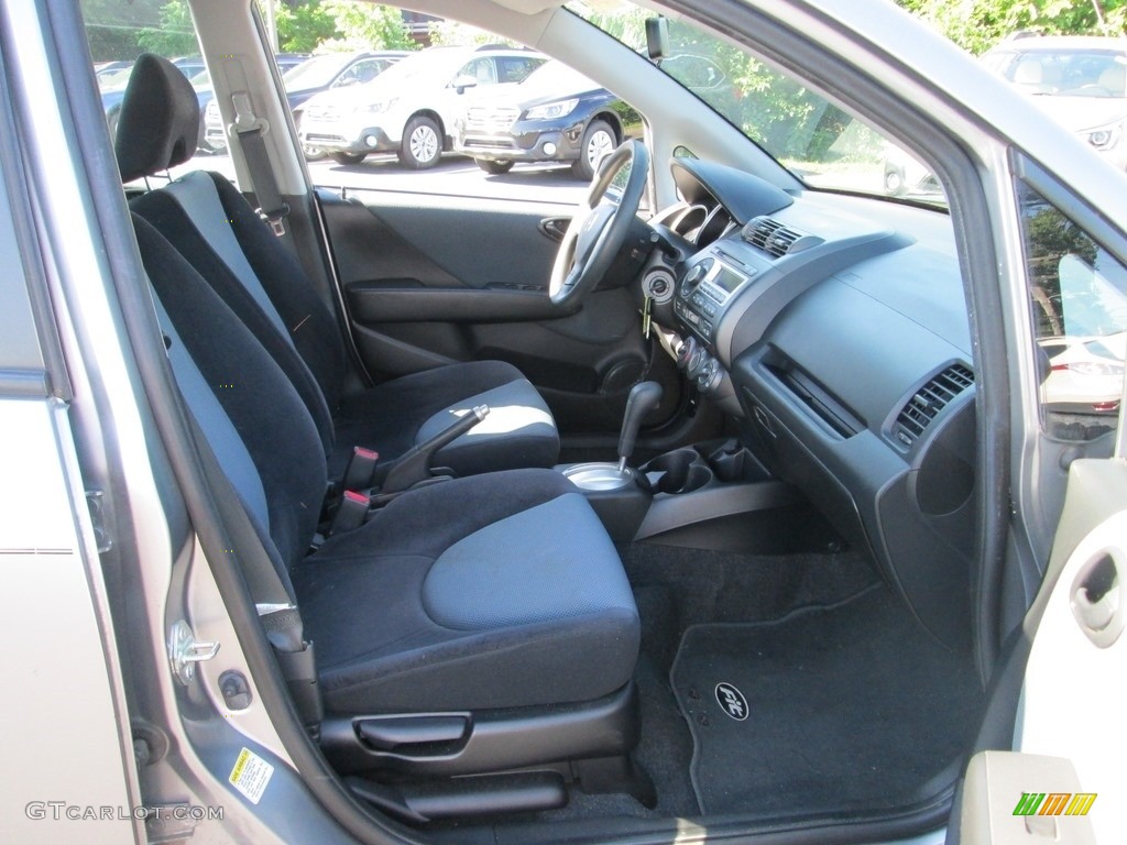 2008 Fit Hatchback - Storm Silver Metallic / Black/Grey photo #16