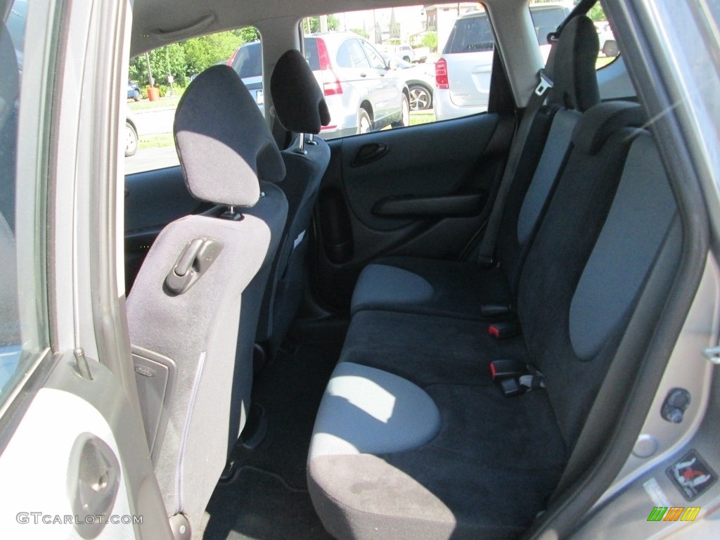 2008 Fit Hatchback - Storm Silver Metallic / Black/Grey photo #20