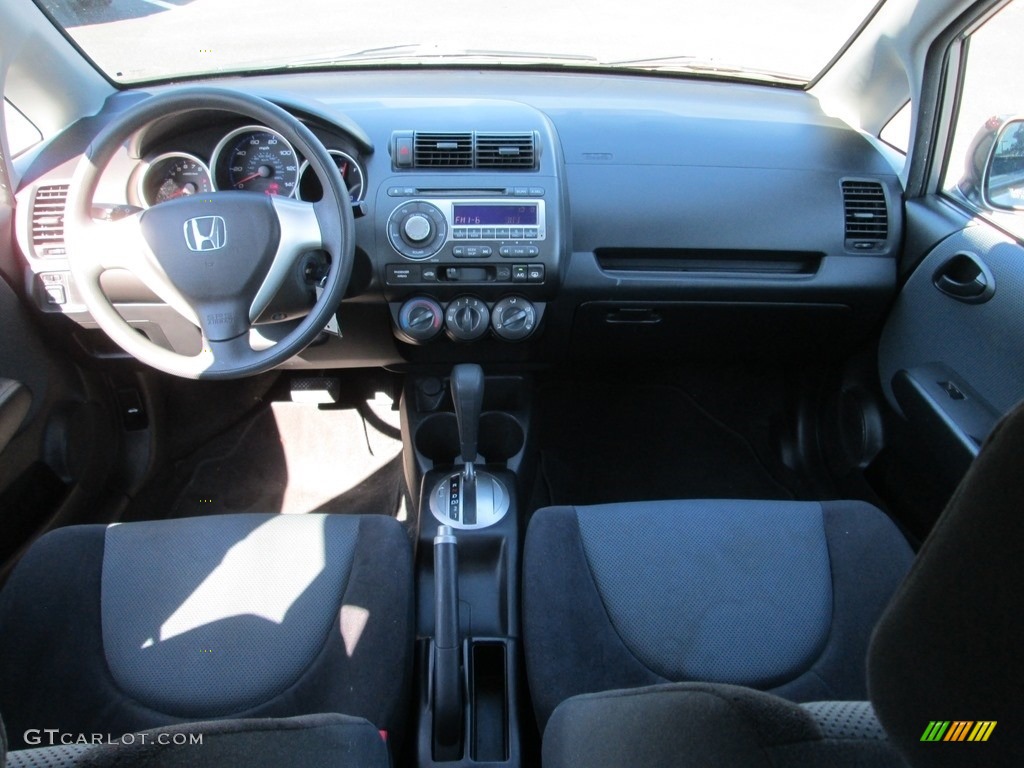 2008 Fit Hatchback - Storm Silver Metallic / Black/Grey photo #23