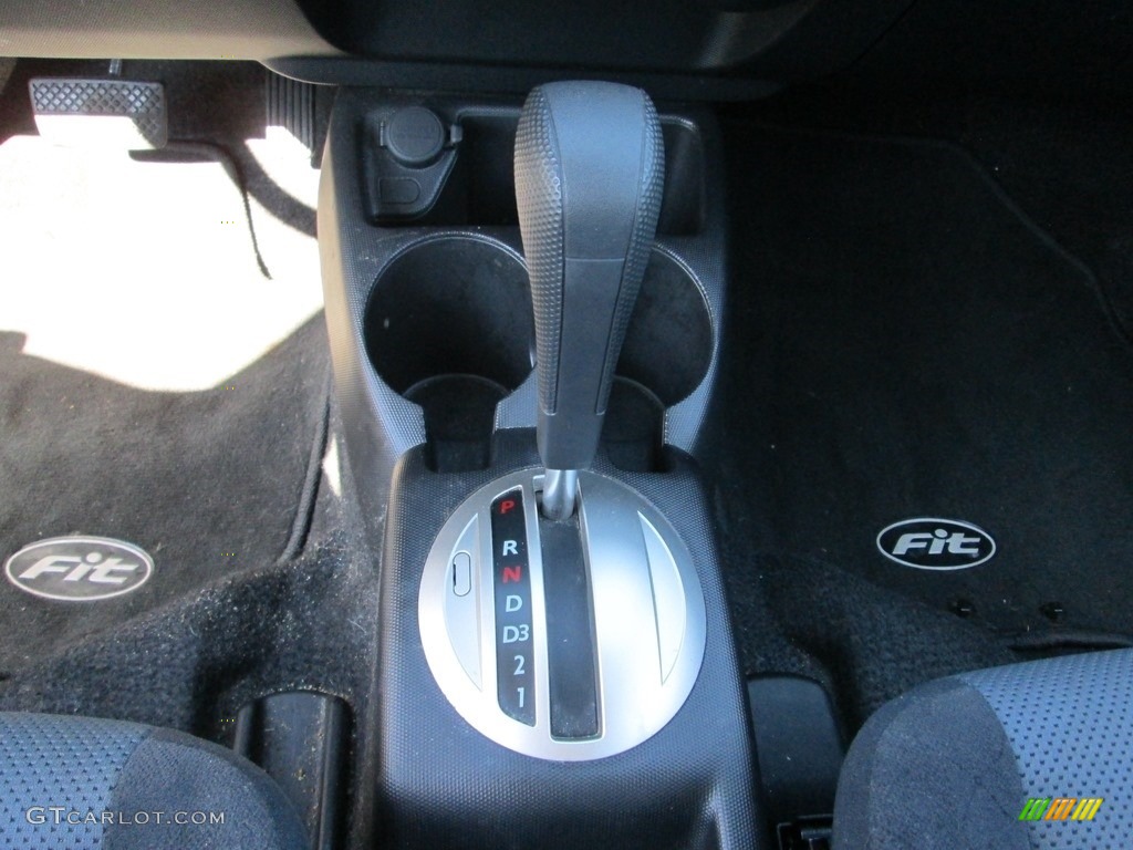 2008 Fit Hatchback - Storm Silver Metallic / Black/Grey photo #25