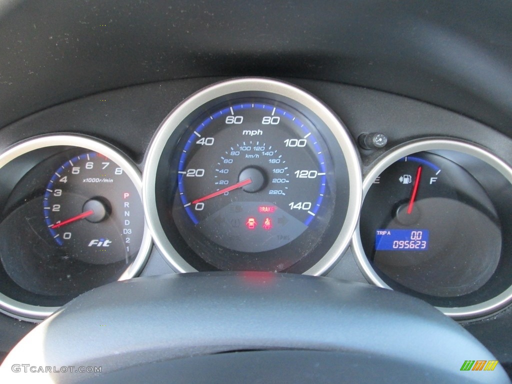 2008 Fit Hatchback - Storm Silver Metallic / Black/Grey photo #26