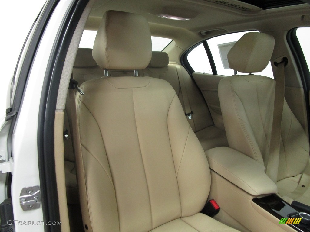 2015 3 Series 320i xDrive Sedan - Alpine White / Venetian Beige photo #17