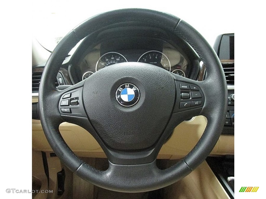 2015 3 Series 320i xDrive Sedan - Alpine White / Venetian Beige photo #26