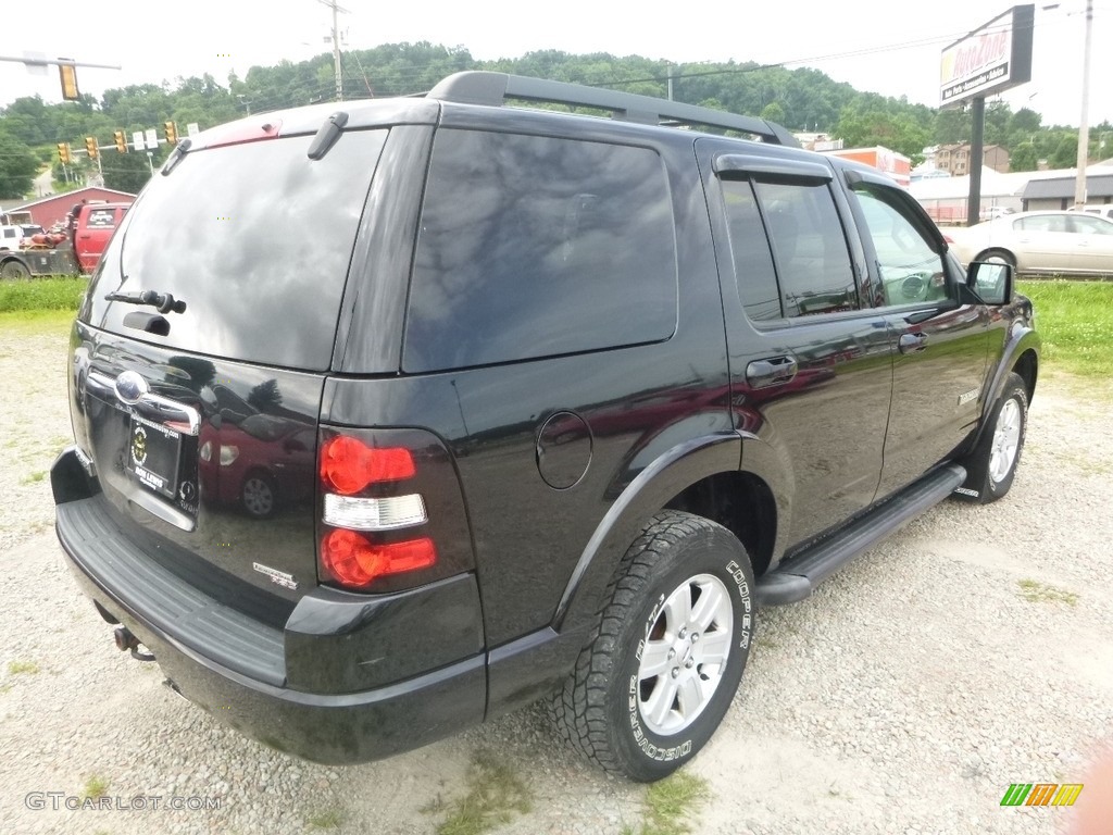 2007 Explorer XLT 4x4 - Black / Camel photo #6