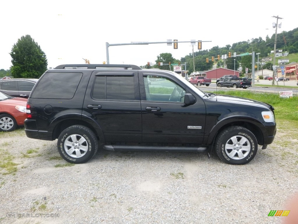 2007 Explorer XLT 4x4 - Black / Camel photo #7