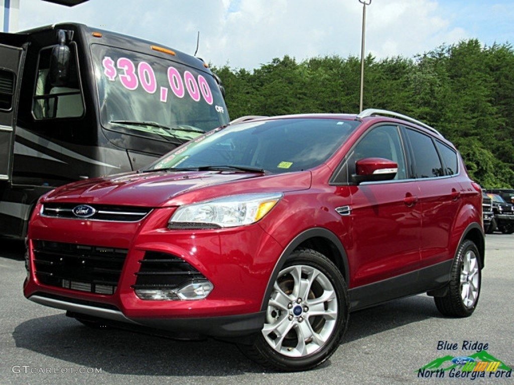 2016 Escape Titanium - Ruby Red Metallic / Charcoal Black photo #1