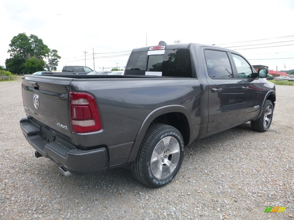 2019 1500 Laramie Crew Cab 4x4 - Granite Crystal Metallic / Black photo #5