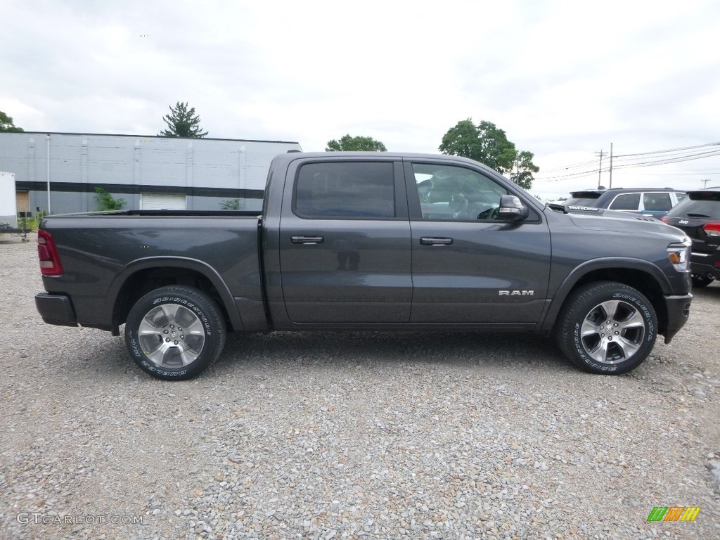 2019 1500 Laramie Crew Cab 4x4 - Granite Crystal Metallic / Black photo #6