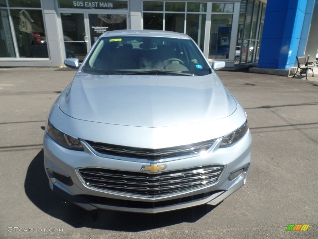 2018 Malibu LT - Arctic Blue Metallic / Dark Atmosphere/Loft Brown photo #2