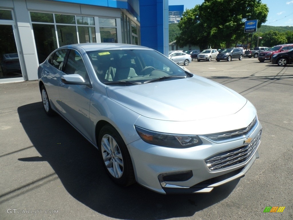 2018 Malibu LT - Arctic Blue Metallic / Dark Atmosphere/Loft Brown photo #3