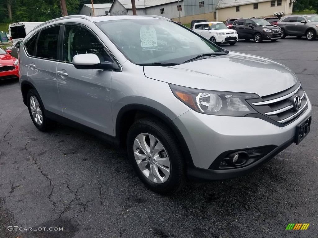 2014 CR-V EX-L AWD - Alabaster Silver Metallic / Gray photo #9