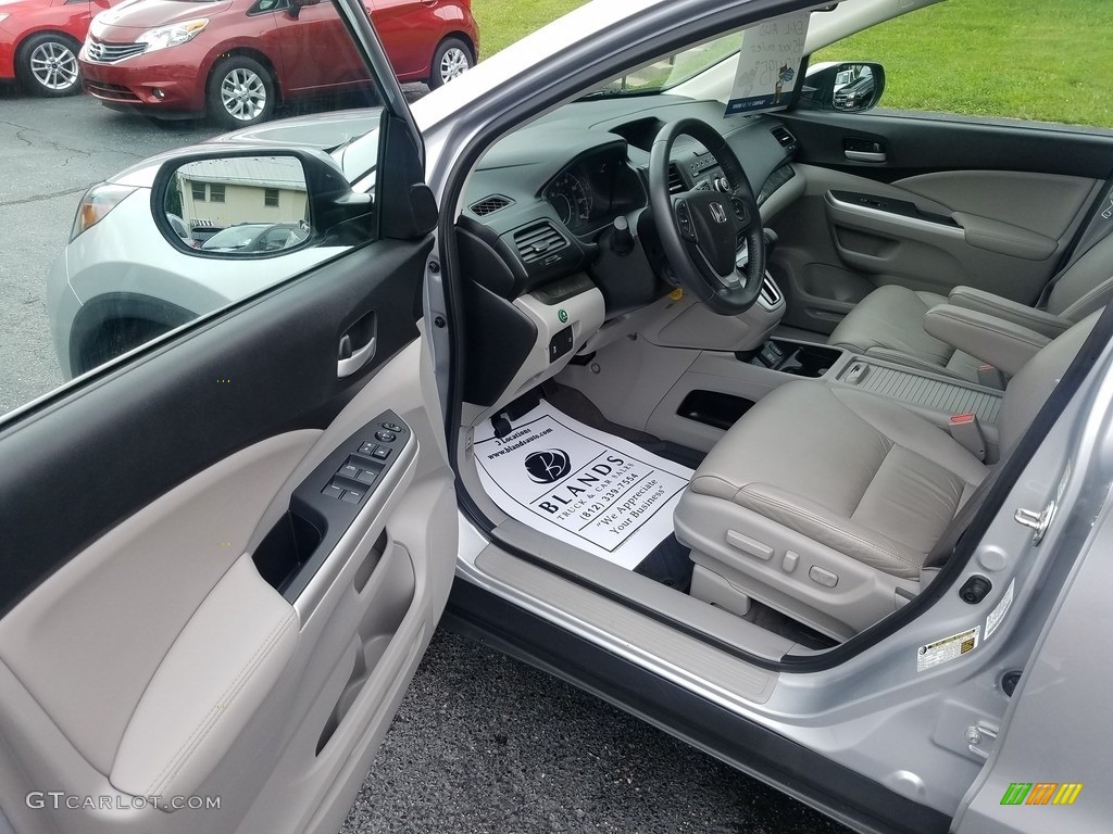2014 CR-V EX-L AWD - Alabaster Silver Metallic / Gray photo #11