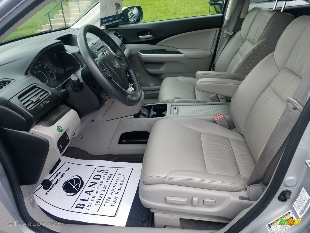 2014 CR-V EX-L AWD - Alabaster Silver Metallic / Gray photo #14