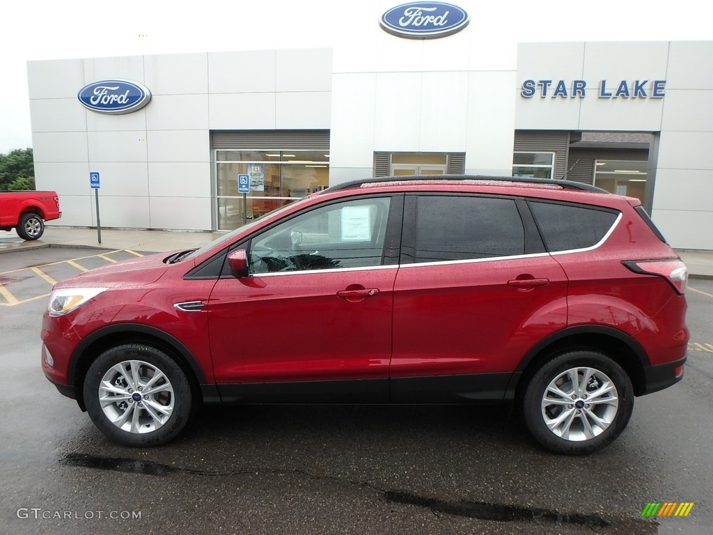 2018 Escape SE 4WD - Ruby Red / Charcoal Black photo #9