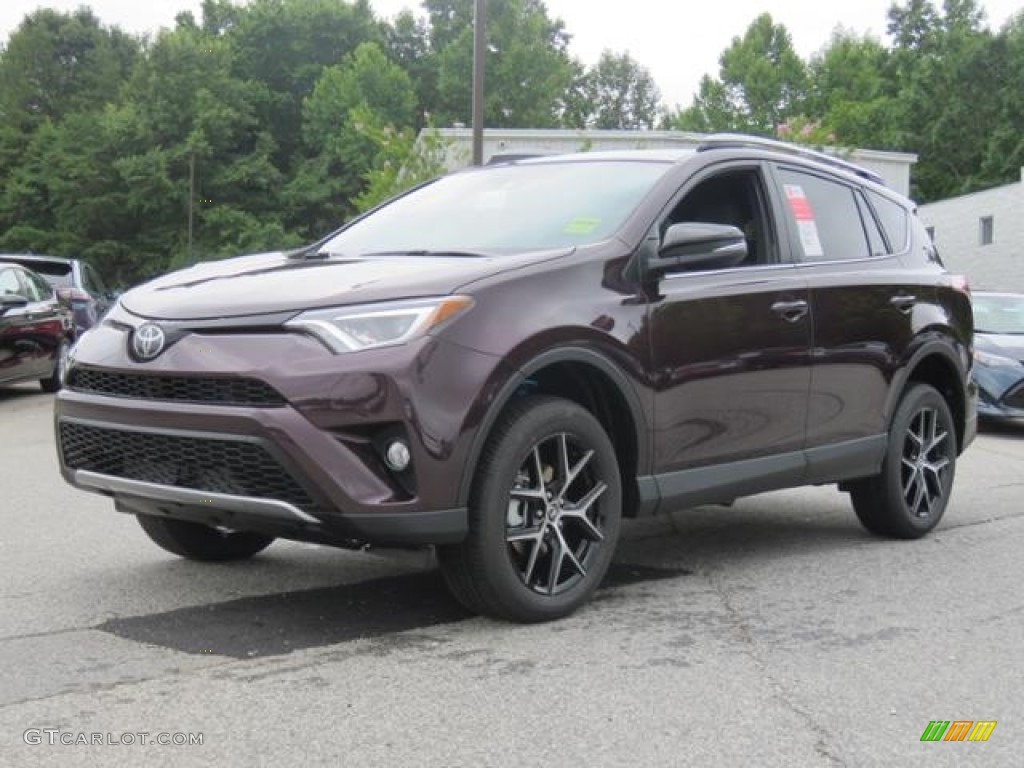 Black Current Metallic 2018 Toyota RAV4 SE Exterior Photo #127948553