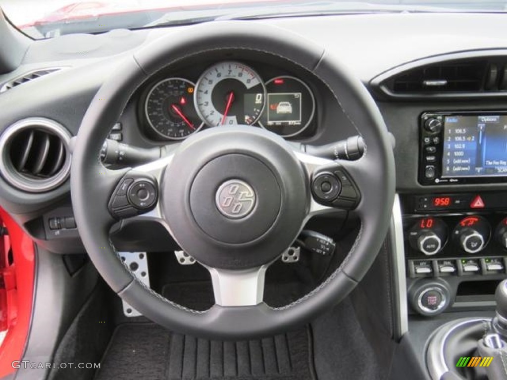 2018 Toyota 86 GT Black Steering Wheel Photo #127950464
