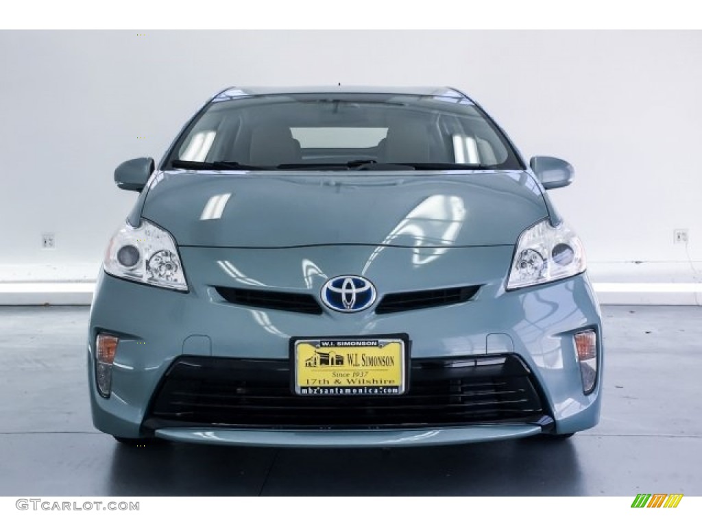 2015 Prius Two Hybrid - Nautical Blue Metallic / Dark Gray photo #2