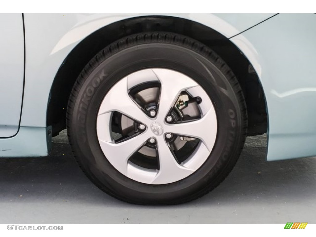 2015 Prius Two Hybrid - Nautical Blue Metallic / Dark Gray photo #8