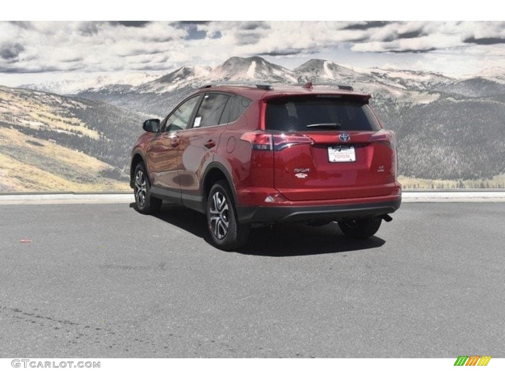 2018 RAV4 LE - Ruby Flare Pearl / Black photo #3