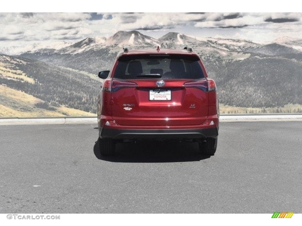 2018 RAV4 LE - Ruby Flare Pearl / Black photo #4