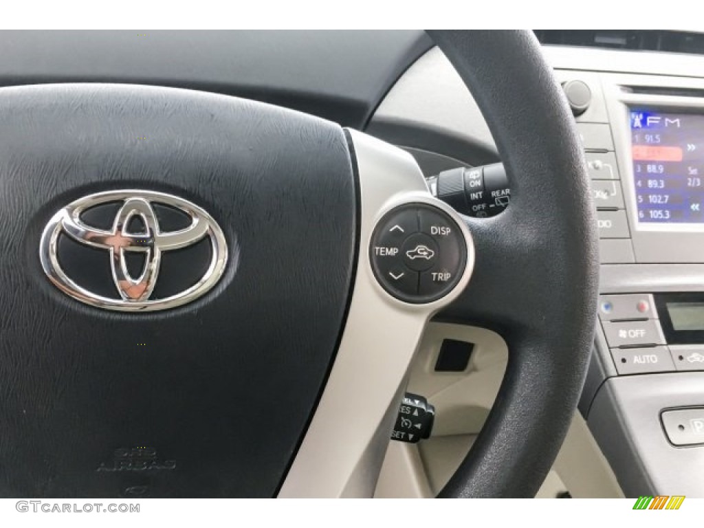 2015 Prius Two Hybrid - Nautical Blue Metallic / Dark Gray photo #18