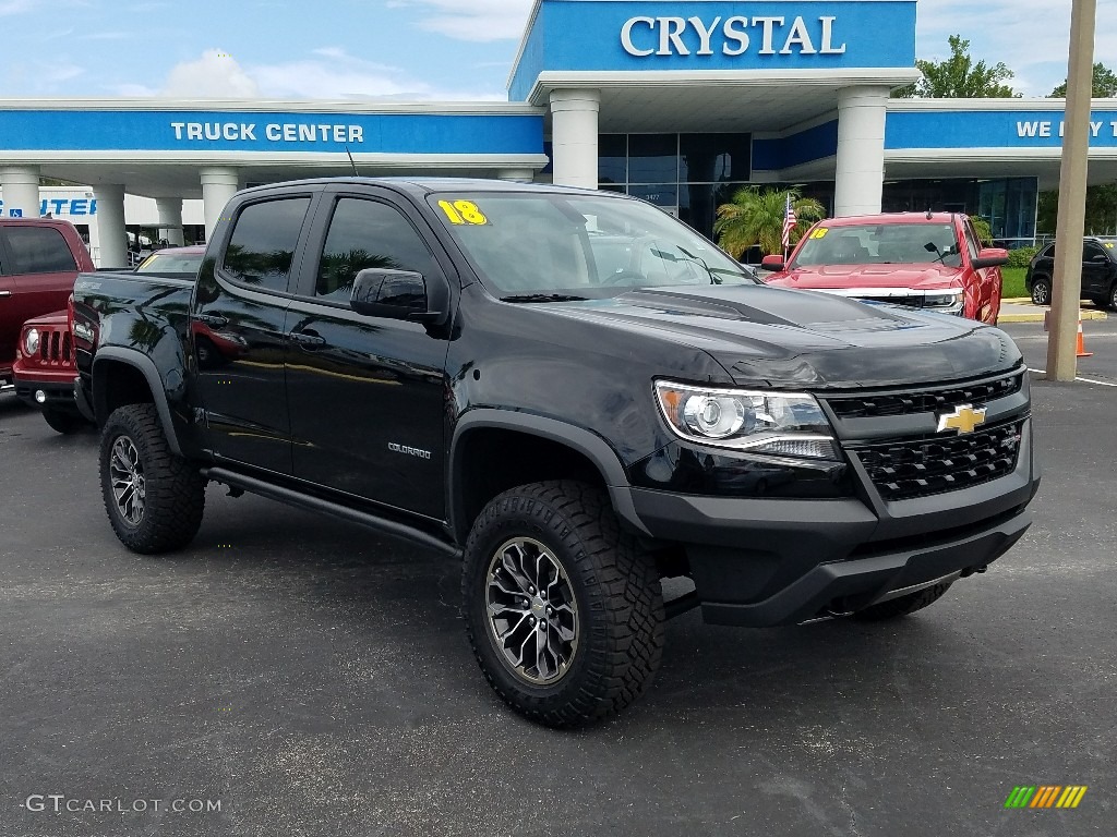 2018 Colorado ZR2 Crew Cab 4x4 - Black / Jet Black photo #7