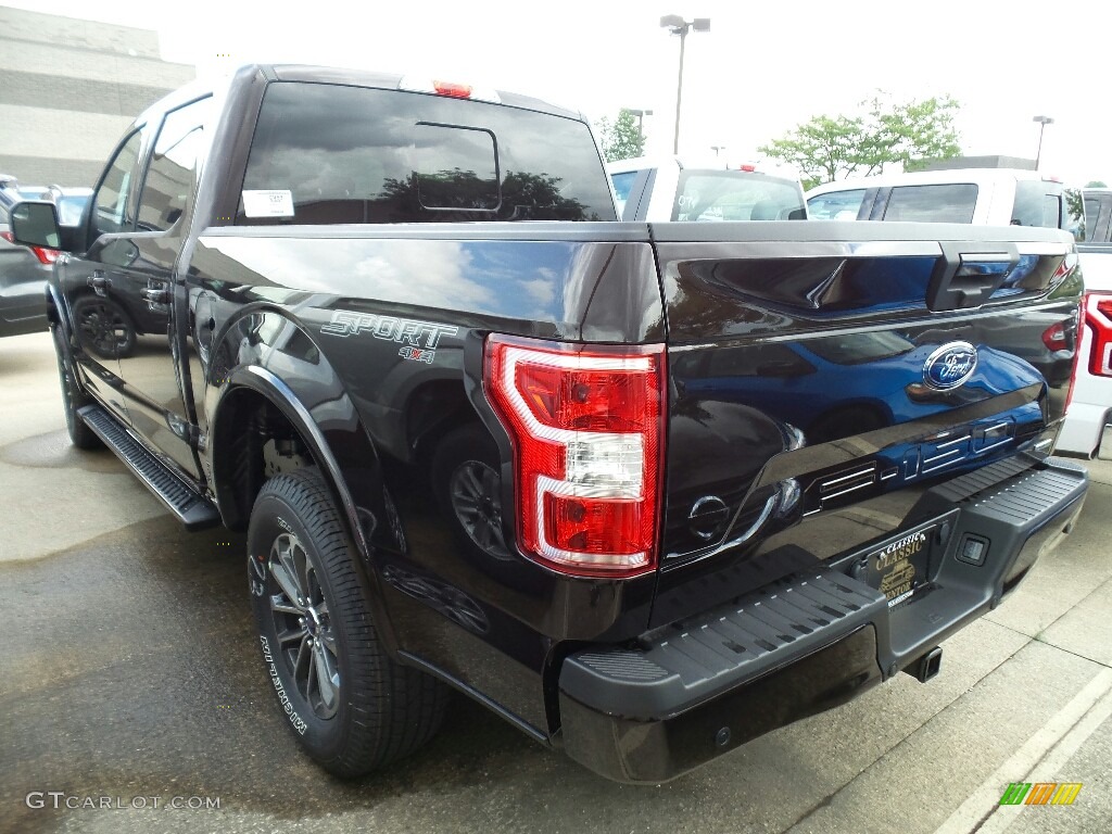 2018 F150 XLT SuperCrew 4x4 - Magma Red / Black photo #3