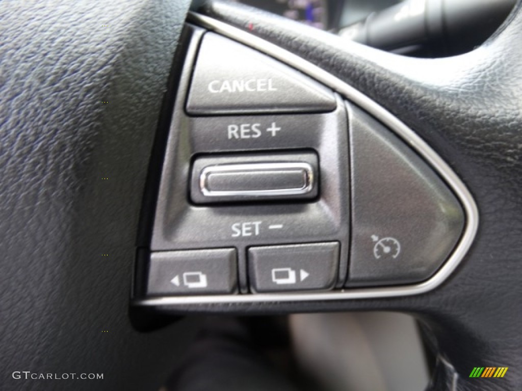 2014 Q 50 3.7 AWD Premium - Black Obsidian / Graphite photo #23