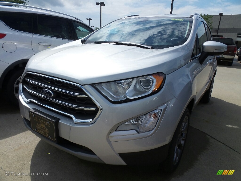 2018 EcoSport Titanium 4WD - Moondust Silver / Ebony Black photo #1