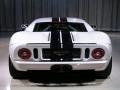 2006 Ford GT, Centennial White/Sonic Blue  / Ebony Black Leather, Rear 2006 Ford GT Standard GT Model Parts