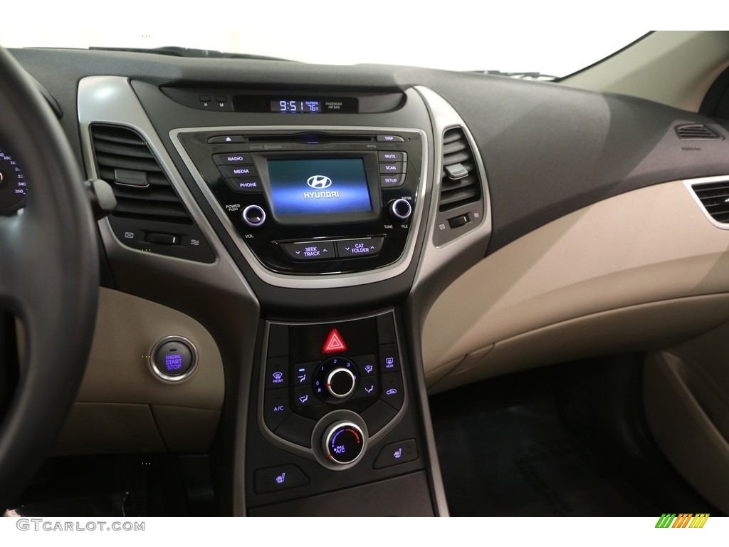 2016 Elantra Value Edition - White / Beige photo #9