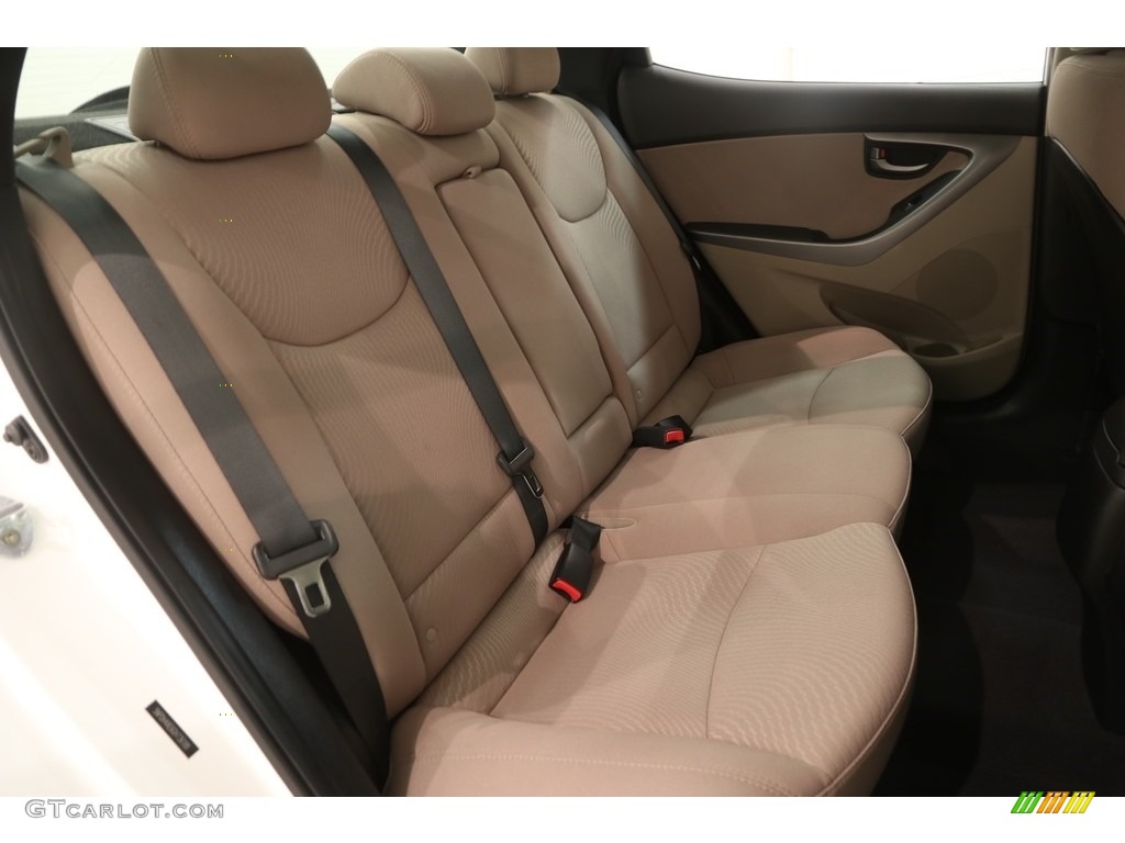 2016 Elantra Value Edition - White / Beige photo #15