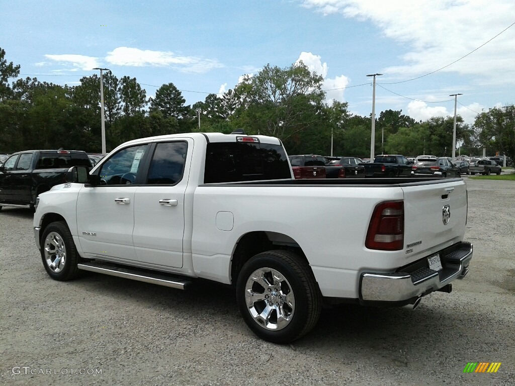 2019 1500 Big Horn Quad Cab - Bright White / Black/Diesel Gray photo #3