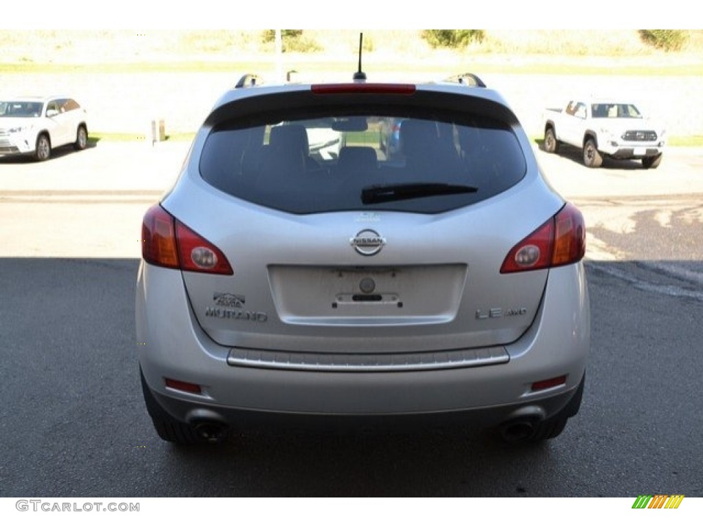 2009 Murano LE AWD - Brilliant Silver Metallic / Black photo #6