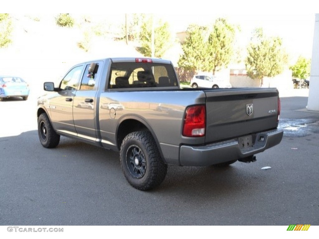 2009 Ram 1500 ST Quad Cab 4x4 - Mineral Gray Metallic / Dark Slate Gray photo #5