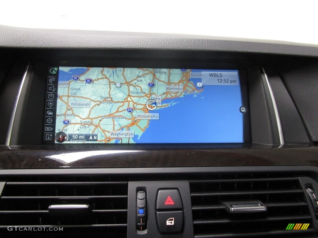 2014 5 Series 550i Sedan - Glacier Silver Metallic / Black photo #28
