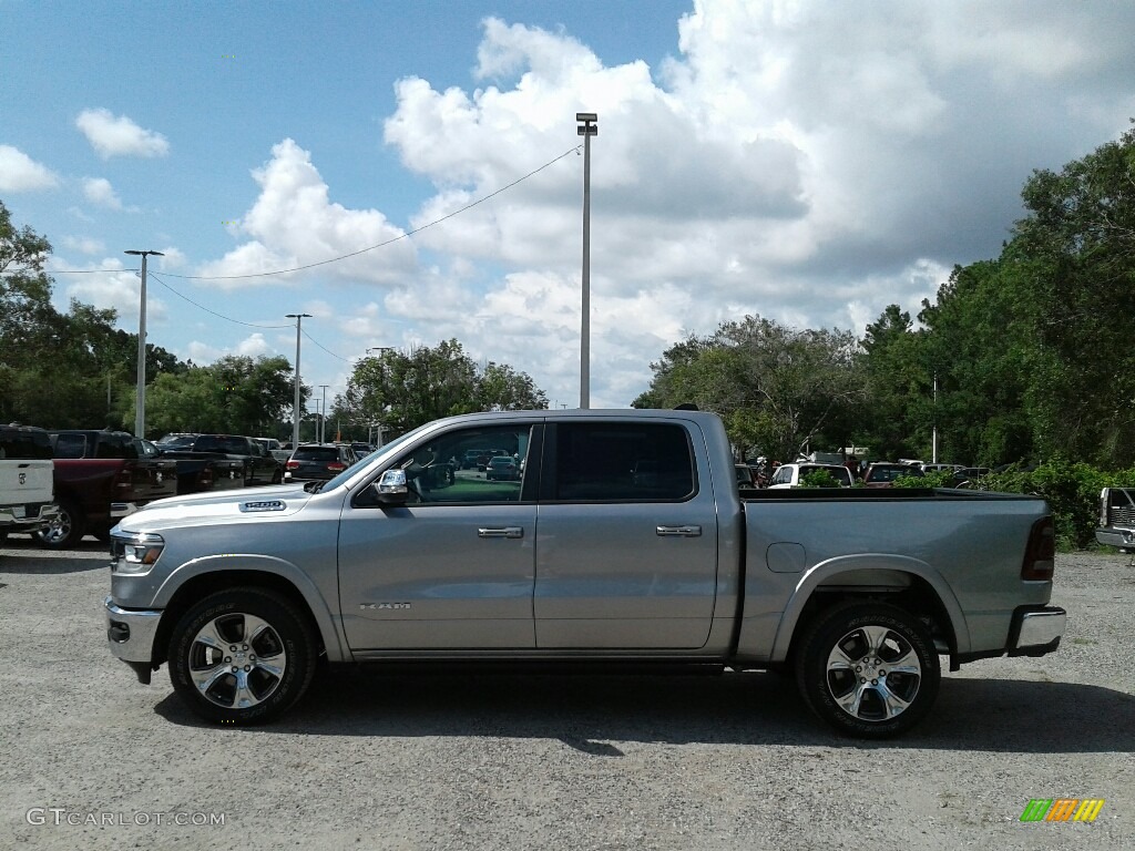 2019 1500 Laramie Crew Cab - Billett Silver Metallic / Black photo #2