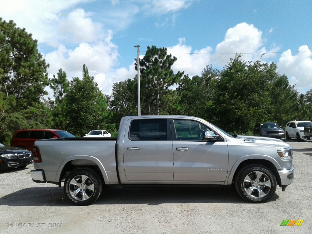 Billett Silver Metallic 2019 Ram 1500 Laramie Crew Cab Exterior Photo #127959722