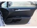 Ebony 2018 Ford Fusion Titanium AWD Door Panel