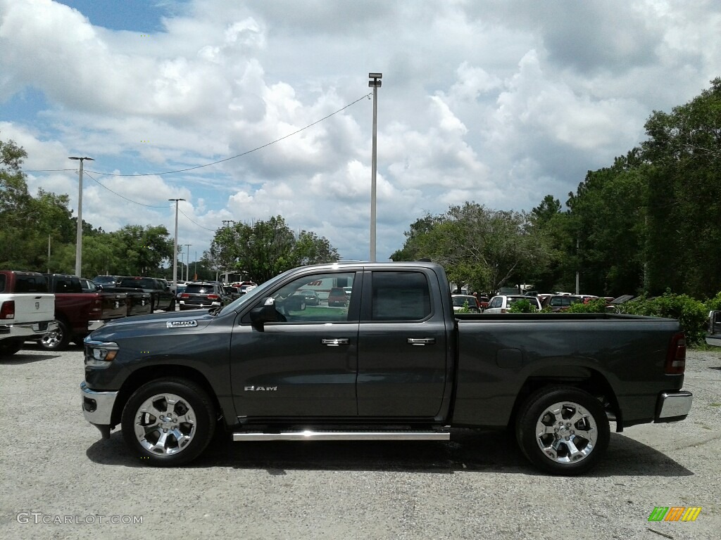 2019 1500 Big Horn Quad Cab - Granite Crystal Metallic / Black/Diesel Gray photo #2